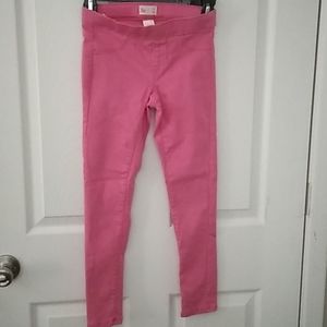 Girls SO brand pink denim jeans in size8